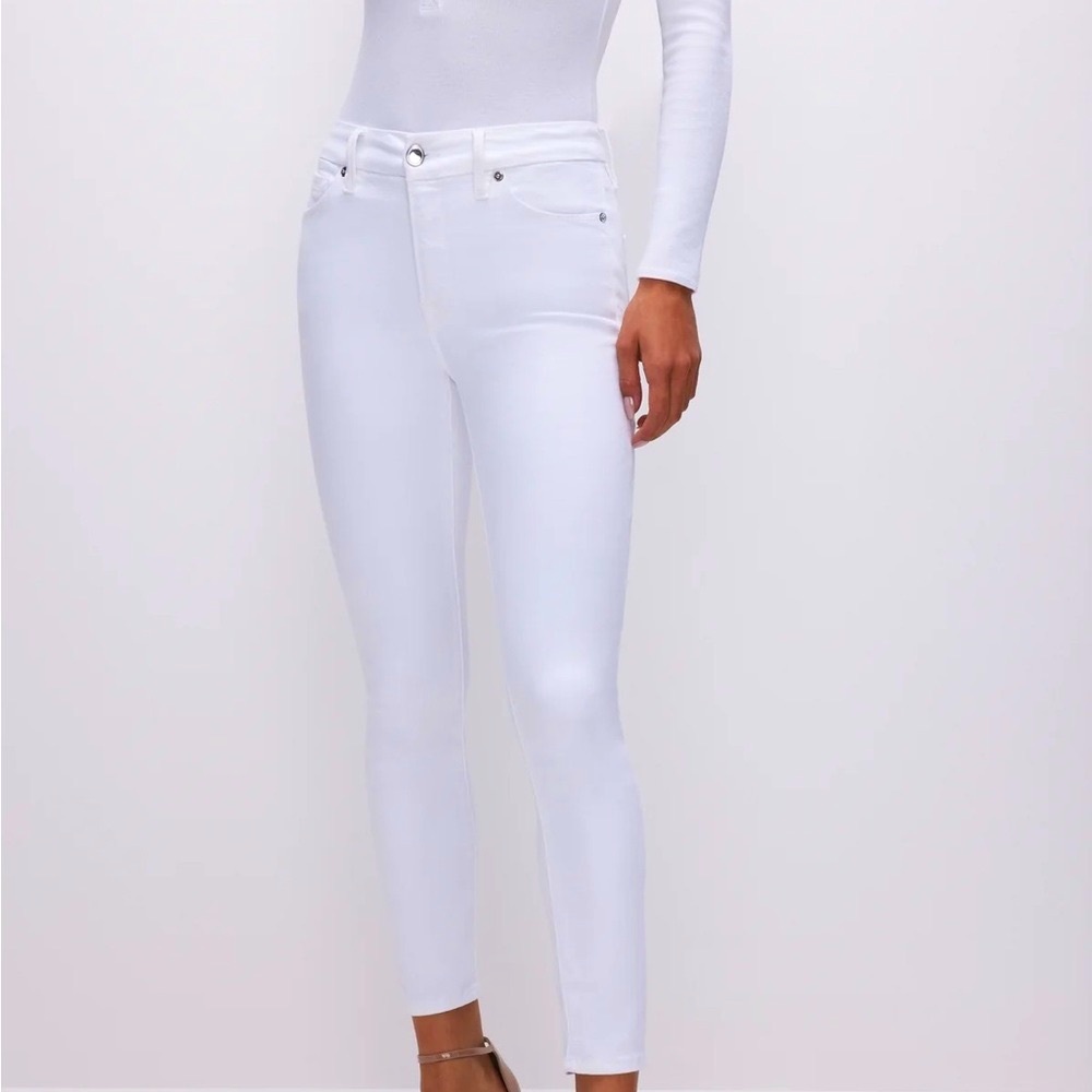 NWT! Good American Crop Skinny Jeans size 10